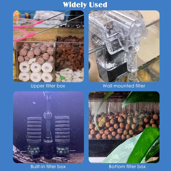 Accesorios para acuarios, casa de bacterias, bolas de cerámica, medios filtrantes