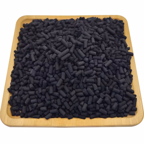 Tratamiento de aguas residuales con portador de catalizador de carbón activado columnar de carbón